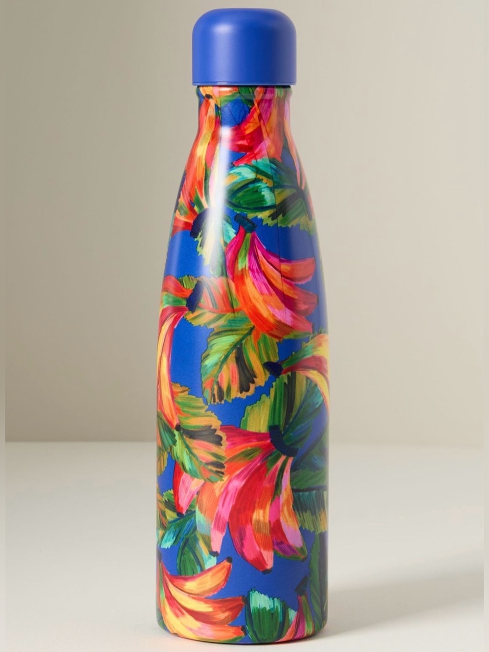 Farm Rio 17 oz Water Bottle in Blue Floral Print. Brand new!